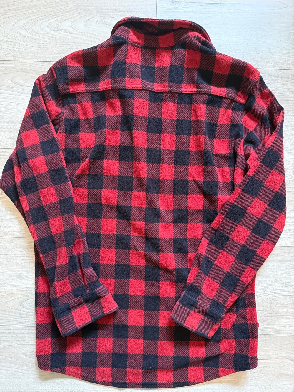 Womens Uniqlo flannel fleece button shirt size M - Picture 3 of 3